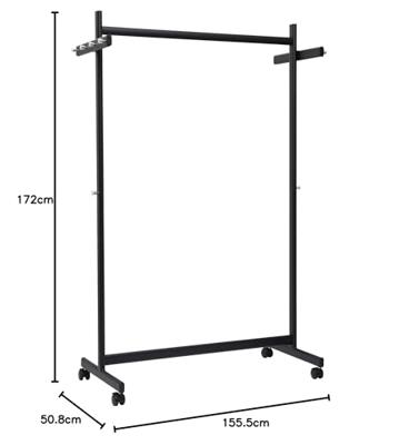Garderoberek maul samba mobiel 115cm zwart