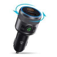 Nedis FM-Audiotransmitter voor Auto | Gefixeerd | Handsfree bellen | 1 " | Amber-Scherm | Bluetooth® | PD 18 W / PD 24 W | Snelladen | Bass boost | - thumbnail