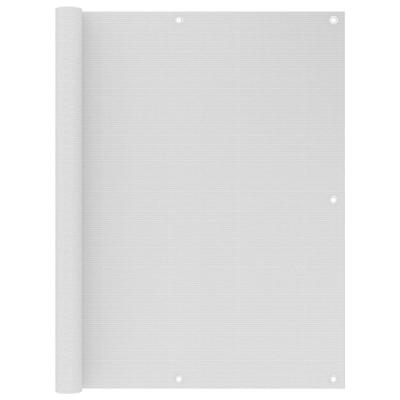 VidaXL Balkonscherm 120x600 cm hdpe wit