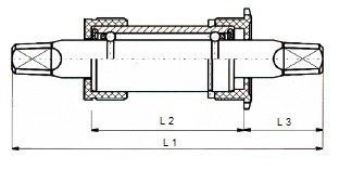 SunRace bracketas k.lager alu-cup 107mm Ital.