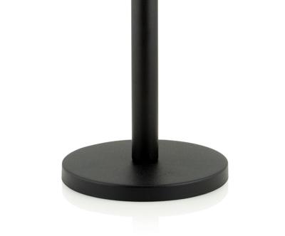 Houder voor keukenpapier Andrea House CC70004 Metaal Mat zwart Ø 16 x 32 cm