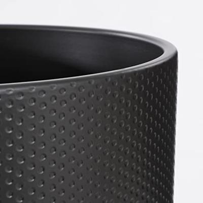 Pot era d28h26cm donkergrijs