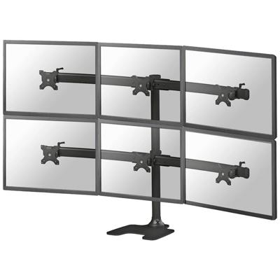 Neomounts FPMA-D700DD6 6-voudig Monitor-tafelbeugel 25,4 cm (10) - 68,6 cm (27) Zwenkbaar, Roteerbaar, Kantelbaar
