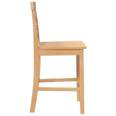 Barkrukken 2 st massief houtrubber naturel Barkrukken 2 st massief houtrubber naturel