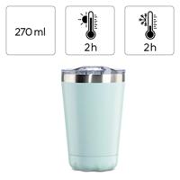 Xavax Thermosbeker 270 Ml Isolerende Beker Met Drinkopening Pastelblauw - thumbnail