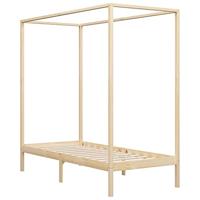 Hemelbedframe massief grenenhout 100x200 cm - thumbnail