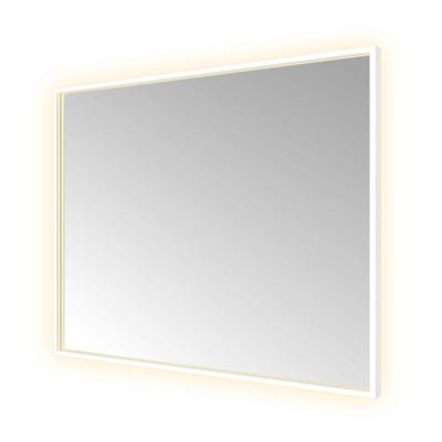Hotbath &More Mirrors Square LED Badkamerspiegel - Rechthoek - 80 x 100 cm - Mat Wit