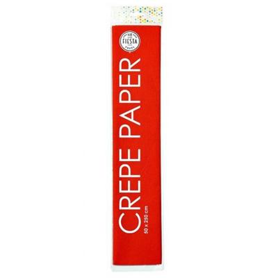 Globos Crepepapier rood, 50x250cm