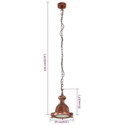 Hanglamp 25x25x134 cm aluminium Hanglamp 25x25x134 cm aluminium