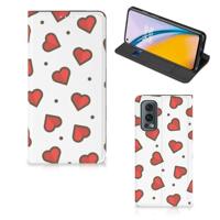 OnePlus Nord 2 5G | Hoesje met Magneet | Hearts - thumbnail