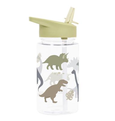 Fles voor jongens DINOS A Little Lovely Company, 450 ml kaki - thumbnail
