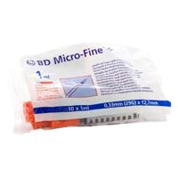 Bd Medical Microfine Insuline Spuit U-100 10x1ml - thumbnail