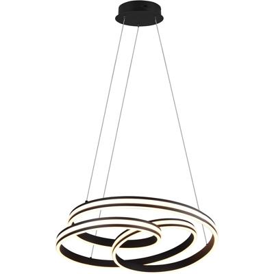 LED Hanglamp 60W - Dimbaar & Aanpasbare Kleur - Mat Zwart Aluminium