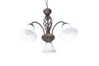 Trio KroonluchterRustica 55cm 3-lichts roestbruin - 101000324 - thumbnail