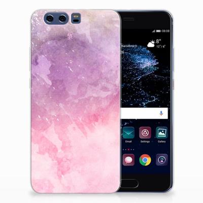 Smartphone hoesje Huawei P10 Plus Pink Purple Paint