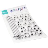 Marianne Design • clear stamps musical notes - thumbnail