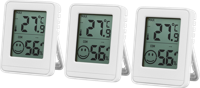 LIVARNO Set van 3 hygro- en thermometers (Wit) - thumbnail