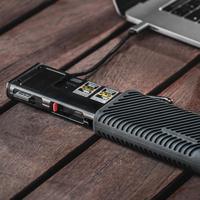 Pgytech CFexpress CreateMate High-speed Cardreader en oerdegelijke case in 1 - TypeA/SD - Zwart - thumbnail