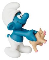 The Smurfs UDF Mini Figure Smurf with Pig 8 cm - thumbnail