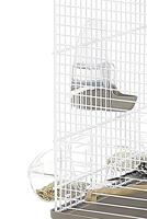 IMAC VOGELKOOI FIONA DELUXE TAUPE / WIT 50X30X65-136 CM - thumbnail