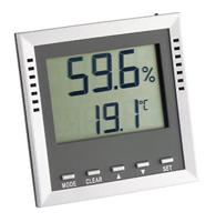 TFA Dostmann Klima Guard 30.5010 Thermo- en hygrometer Zilver - thumbnail