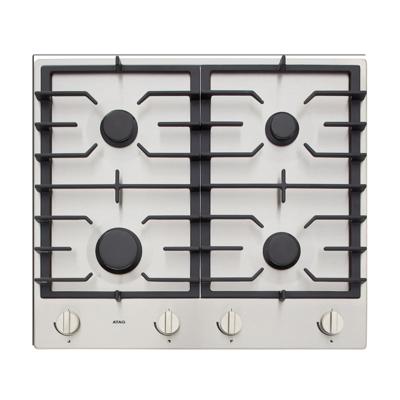 ATAG HG6411EBA kookplaat Zwart, Roestvrijstaal Ingebouwd Gaskookplaat 4 zone(s)