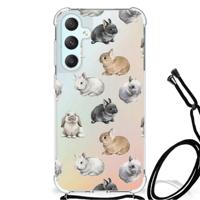 Case Anti-shock voor Samsung Galaxy S23 FE Konijntjes - thumbnail