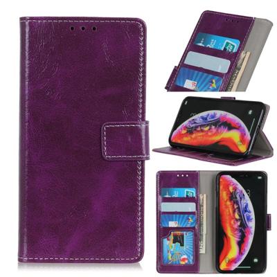 Retro Crazy Horse textuur horizontale Flip lederen case voor OnePlus 7 Pro met houder & kaartsleuven & foto frame & portemonnee (paars) Retro Crazy Horse textuur horizontale Flip lederen case voor OnePlus 7 Pro met houder & kaartsleuven & foto frame & portemonnee (paars)