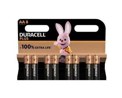 Duracell plus 100% aa 8-pack lr6/mn1500 (24 stuks)