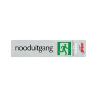 Route Alulook 165 x 44 mm Sticker nooduitgang amsterdam Pickup - Pickup - thumbnail