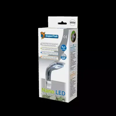 Superfish Nano Led Wit - LED-verlichting voor Nano-aquaria tot 4mm, Energiezuinig 0,6W - thumbnail