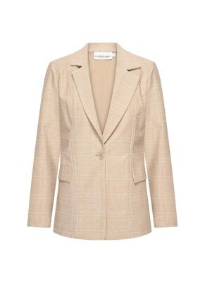 Helena Hart Blazer Ziggy Ruit Lurex 7644 Blazers Sand