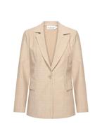 Helena Hart Blazer Ziggy Ruit Lurex 7644 Blazers Sand - thumbnail