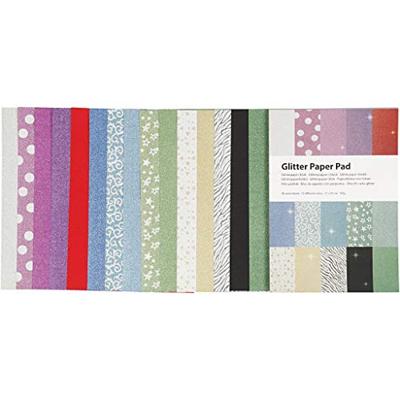 Creativ Company Glitterpapier blok a4 150gr, 30 vellen Creativ Company Glitterpapier blok a4 150gr, 30 vellen