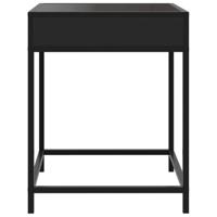 Nachtkastje met Infinity LED 40x40x51 cm zwart - thumbnail