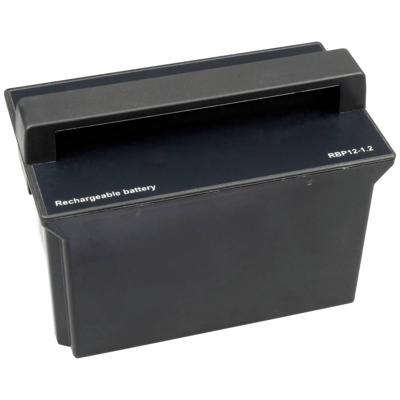 RAVAS Hubwagen Ersatzakku Loodaccu 12 V 1.2 Ah Loodvlies (AGM) (b x h x d) 70 x 85 x 120 mm Contactpolen