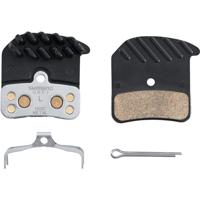 Shimano schijfremblokset h03c metal met koelvinnen - thumbnail