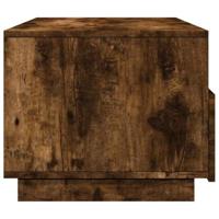 Salontafel met LED-verlichting 90x49x40 cm gerookt eikenkleurig - thumbnail