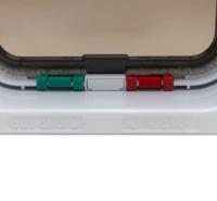 Cat Mate kattenluik met vierwegsluiting 50mm wit - thumbnail