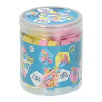 Plakkerige herbruikbare magische bouw blokken in container - thumbnail