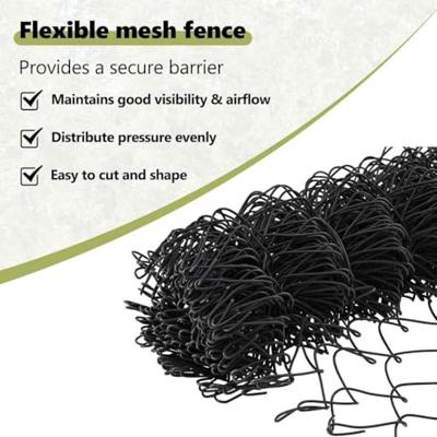 VidaXL Afrasteringspaal grijs 10 x 1 m (40 x 40 mm gaas) staal en pvc