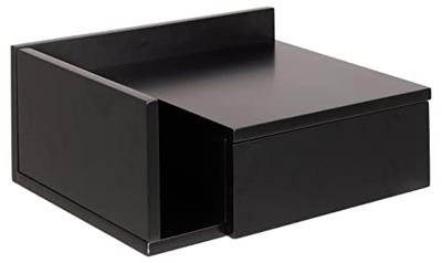 Bendt Zwevend Nachtkastje 'Cecilie' met vakje, kleur Zwart