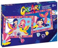 Ravensburger creart schilderen op nummer - zeemeermin magie - thumbnail