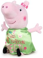 Play by Play knuffel Happy Peppa Pig 20 cm polyester groen - thumbnail