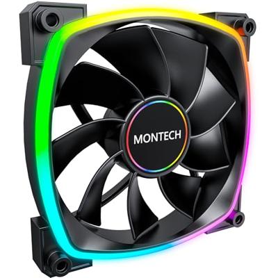Montech RX140 PWM ARGB 140mm Zwart Montech RX140 PWM ARGB 140mm Zwart
