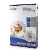 Petsafe hondenluik tot 18 kg aluminium wit - thumbnail