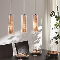 Eglo Eetkamer hanglampPinto Gold 3-lichts zwart met goud - 97652 - thumbnail