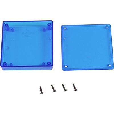 Hammond Electronics 1551XTBU Universele behuizing 80 x 80 x 20 ABS Blauw (transparant) 1 stuk(s)