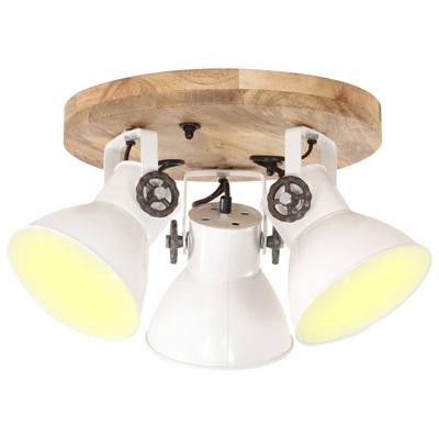 VidaXL Plafondlamp industrieel 25 w e27 42x27 cm wit