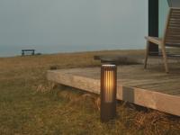 Nordlux Buitenlamp Aludra seaside paal H 45 cm bruin metallic - thumbnail